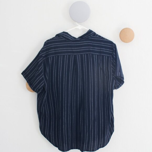 Levi's Blue Stripes Short Sleeve Button Down Shirt - Size Large - NEW NWT - Picture 4 of 4